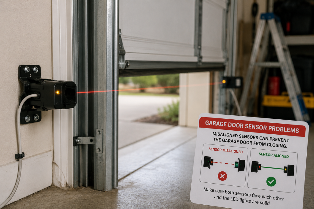 Garage Door Sensor Problems